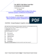 Solution Manual For MKTG 9 9th Edition Lamb Hair McDaniel 1285860160 9781285860169