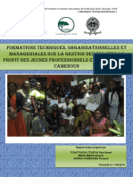 Rapport Formation Gestion Des Projets - TrOW - Aot - 2016