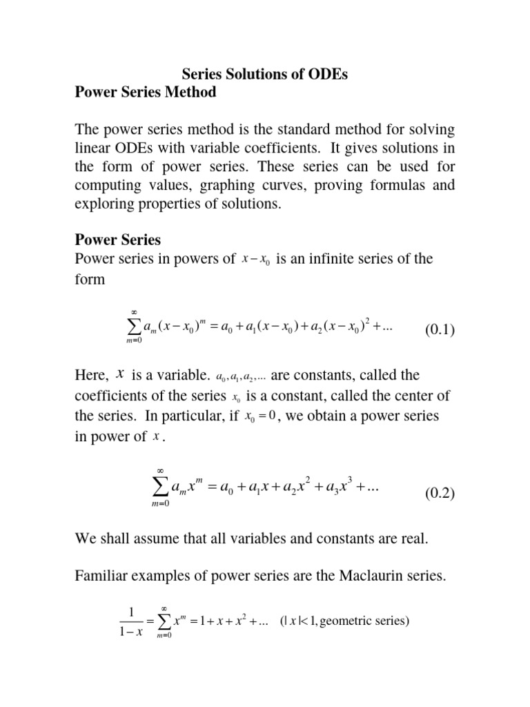 Numerical Solutions Of Odes Using Python To Access