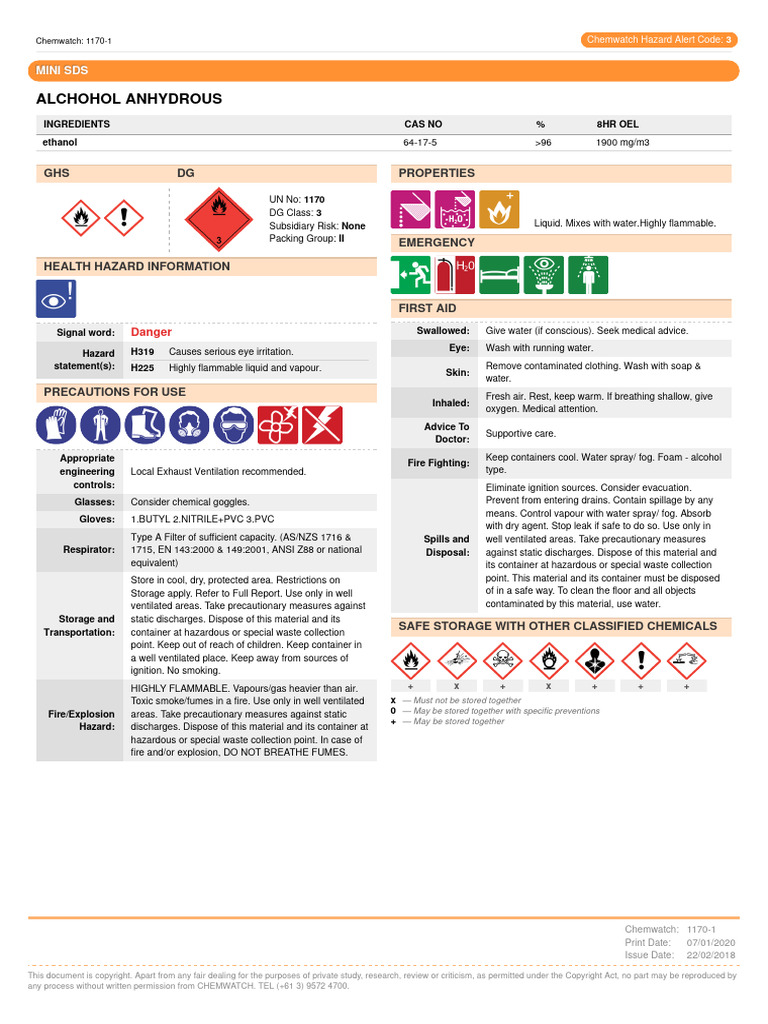 Ethanol | PDF