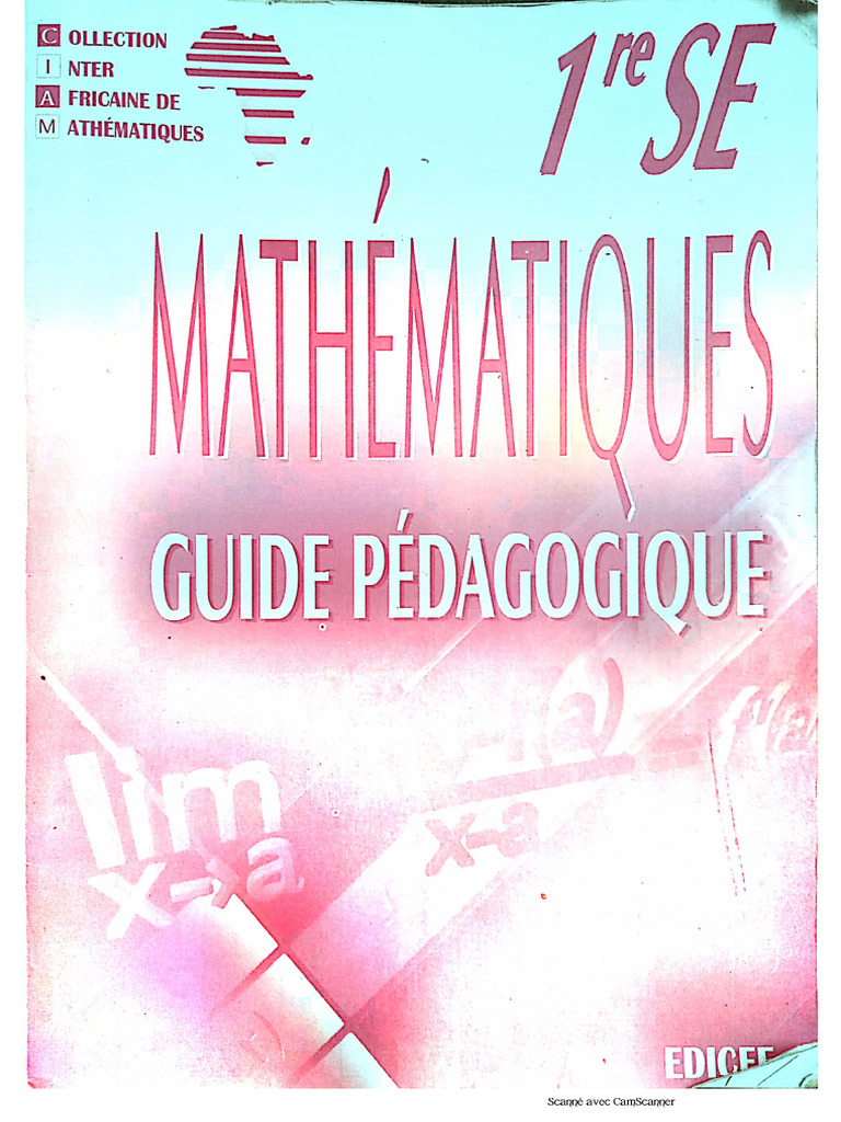 Corrigé CIAM 1ère SE | PDF