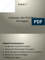 2018 09 29 23 05 04 Kuliah 7 Usahawan Dan Pemilikan Perniagaan