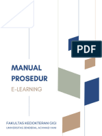 Manual Prosedur E-Learning