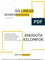 Analisis Linear Regresi Berganda