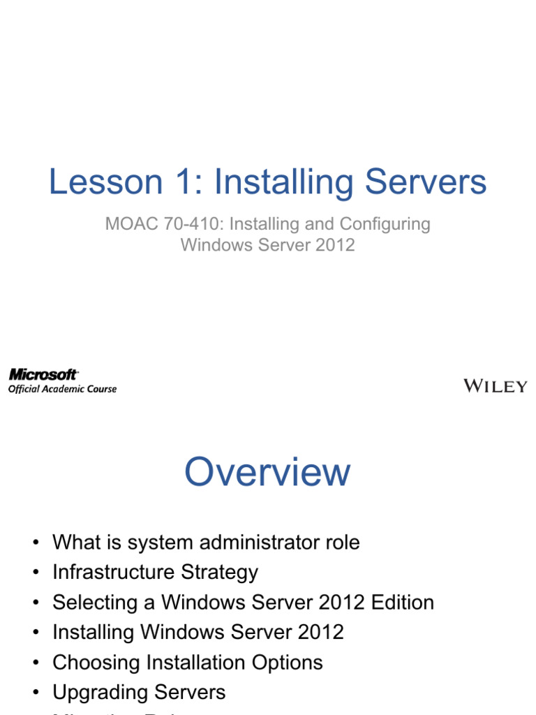Windows Server 2012 Server Installation Guide | PDF | Technology ...