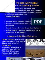 Origins of Modern Astronomy