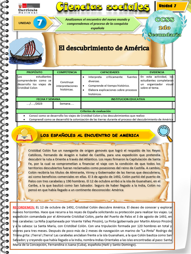 Ficha de Actividad Ccss 2do-Semana 2 | PDF
