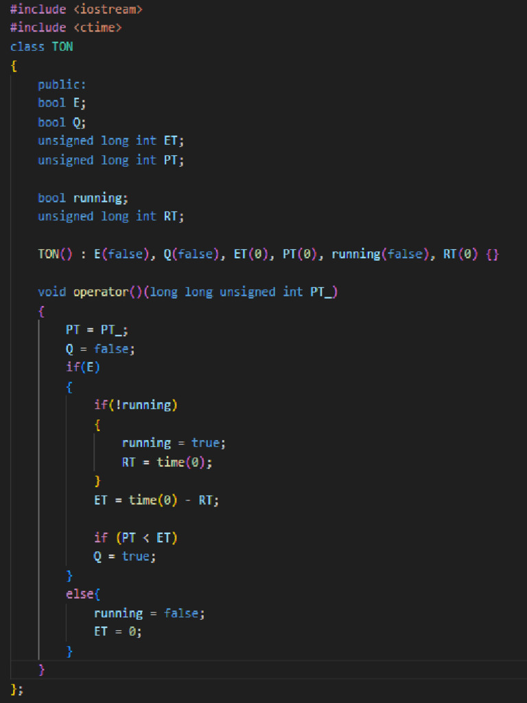 On - Delay - Timer in C++ | PDF