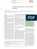 Envenenamiento Por Paracetamol en Adolescentes en Un Entorno Australiano No Del Todo Adultos