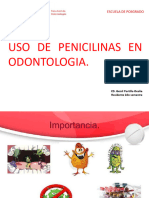 Uso de Penicilinas en Odontologia.