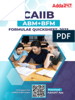 CAIIB ABM, BFM Formula Quicksheet - 1032