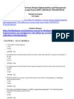 Test Bank For Database Systems Design Implementation and Management 11th Edition by Coronel and Morris ISBN 1285196147 9781285196145