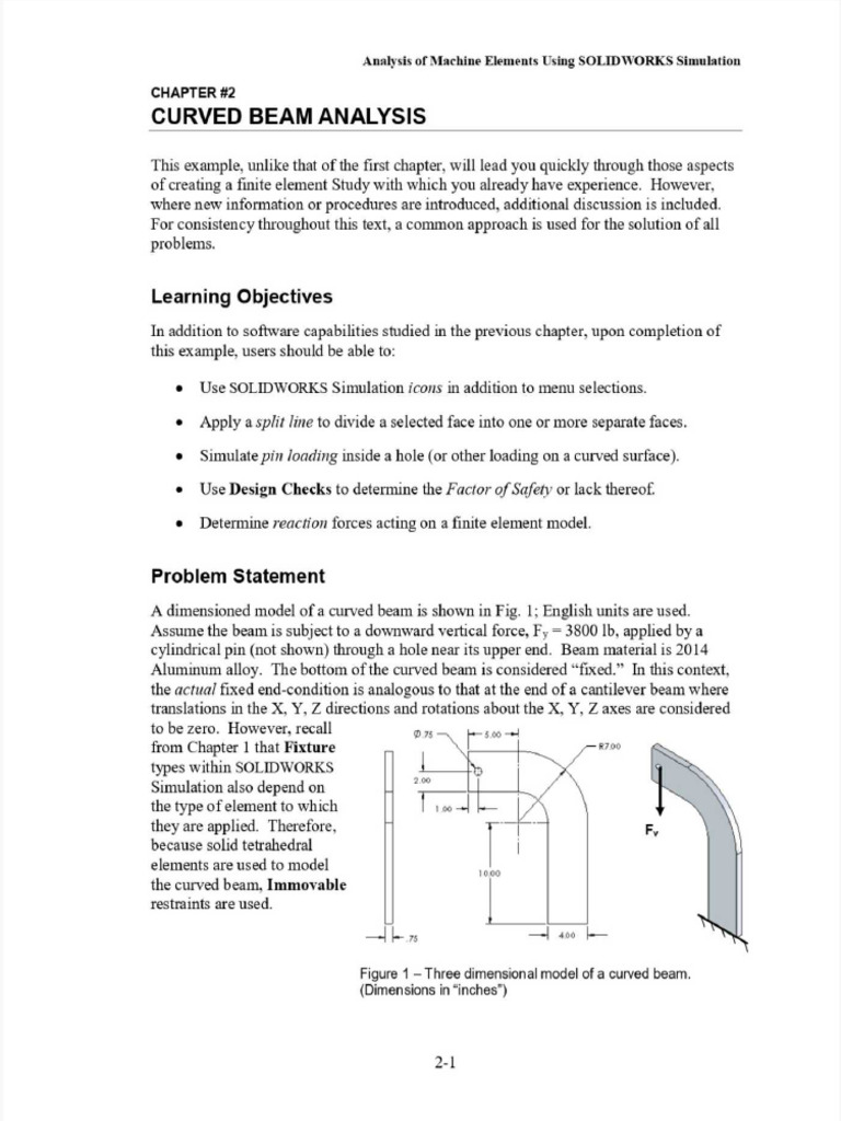02 Curved Beam Analysis Curs PDF