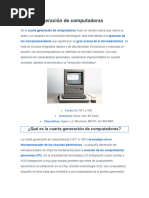 Características de la Cuarta Generación PC | PDF | Microprocesador ...