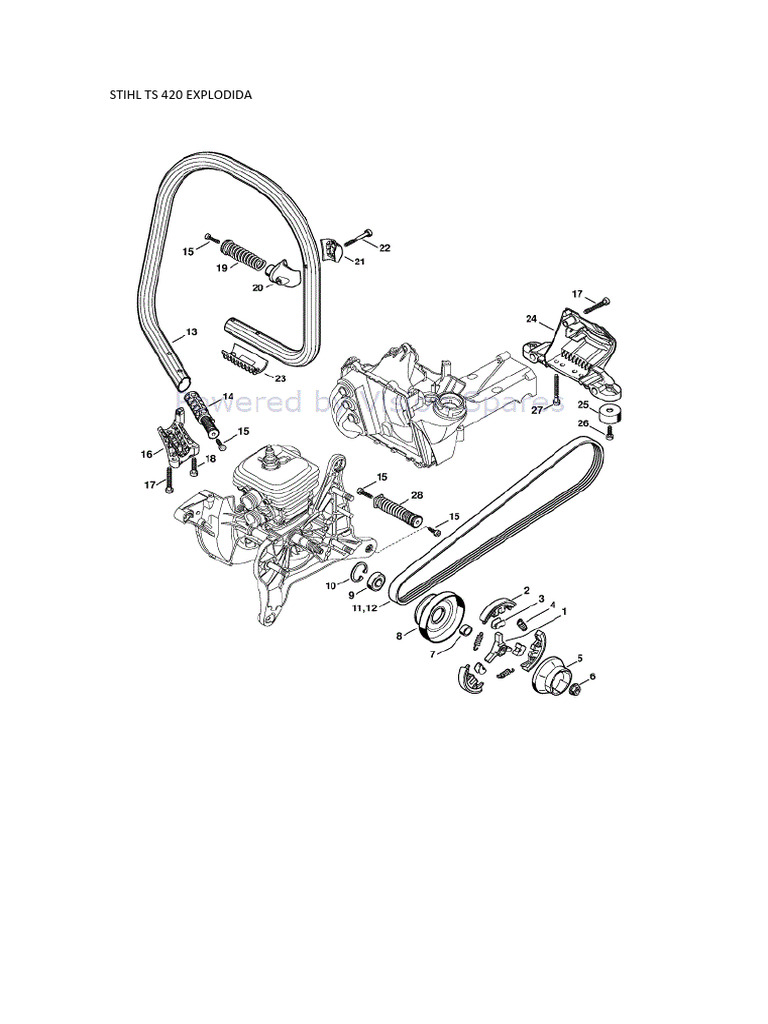 STIHL TS420 PARTS DIAGRAM PDF FREE DOWNLOAD visual data 6