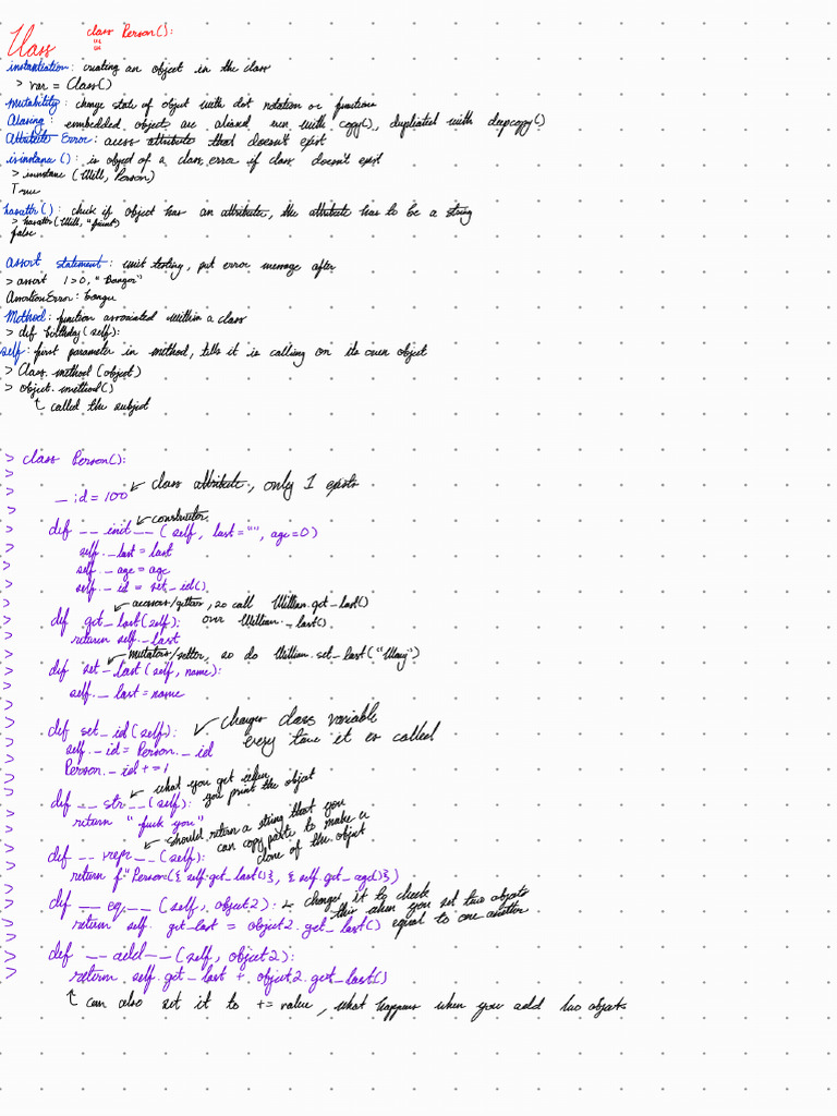 Basic OOP and Data Structures in Python | PDF