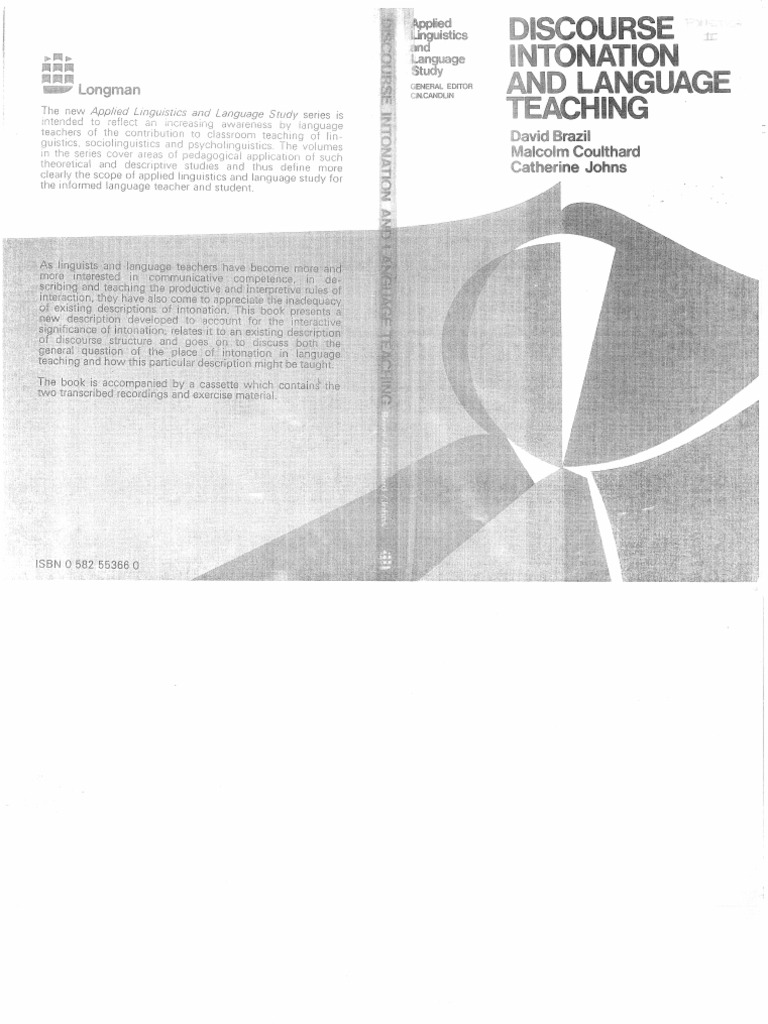 人文 Discourse Intonation and Language Teachi Brazil - Discourse Intonation and Language Teaching | PDF