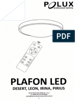 Plafon Polux LED Desert 24W Instrukcja