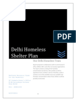 Delhi Homeless Shelter Plan - A Survey of The Homeless in Delhi