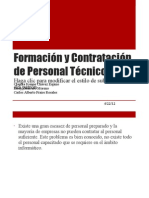 Formación y Contratación de Personal Técnico