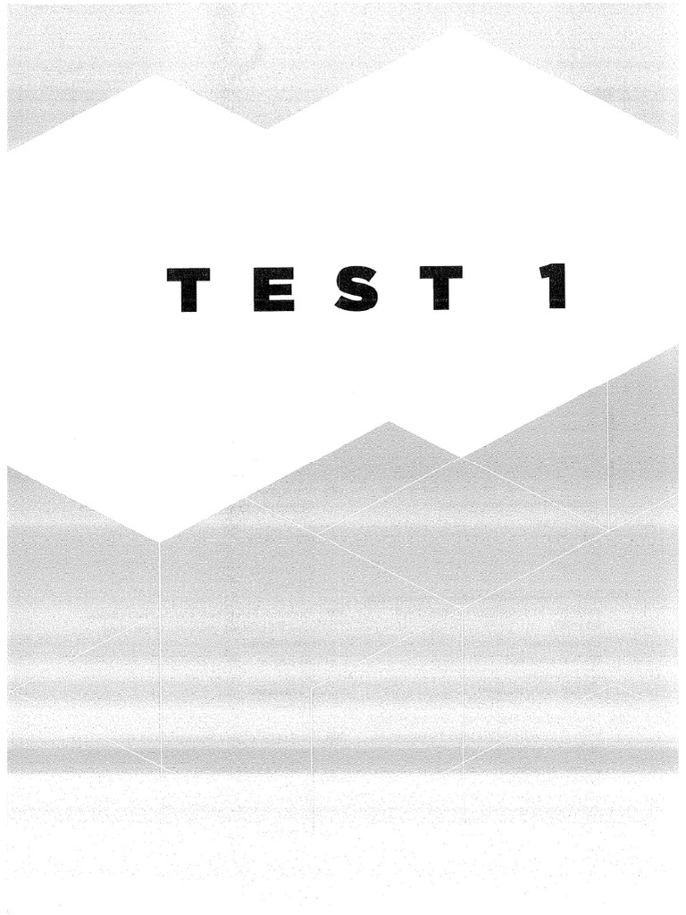 Part 5 - Test 1 K11 Completed | PDF