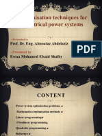 (Esraa Shalby) 2200859optimization Techniques For Electrical Power System (Autosaved)