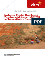 Good Practice Guide - MHPSS in Humanitarian Emergencies