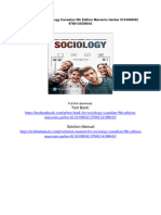 Test Bank For Sociology Canadian 9th Edition Macionis Gerber 0134308042 9780134308043