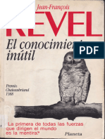 Revel, Jean-François. - El Conocimiento Inútil [Ocr] [1988]