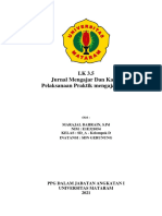 LK 3.5 Jurnal Mengajar Dan Kasus Pelaksanaan Praktik Mengajar Ke-3