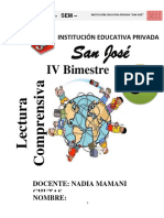 3° Ivb Lectura Comprensiva