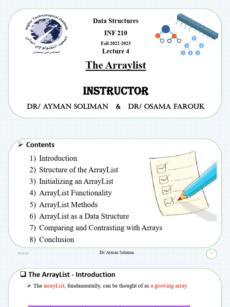 INF210 Lec4 Data Structures | PDF | Teaching Methods & Materials