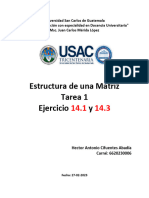 Tarea Ejercicio 14.1 y 14.3 Hector Cifuentes