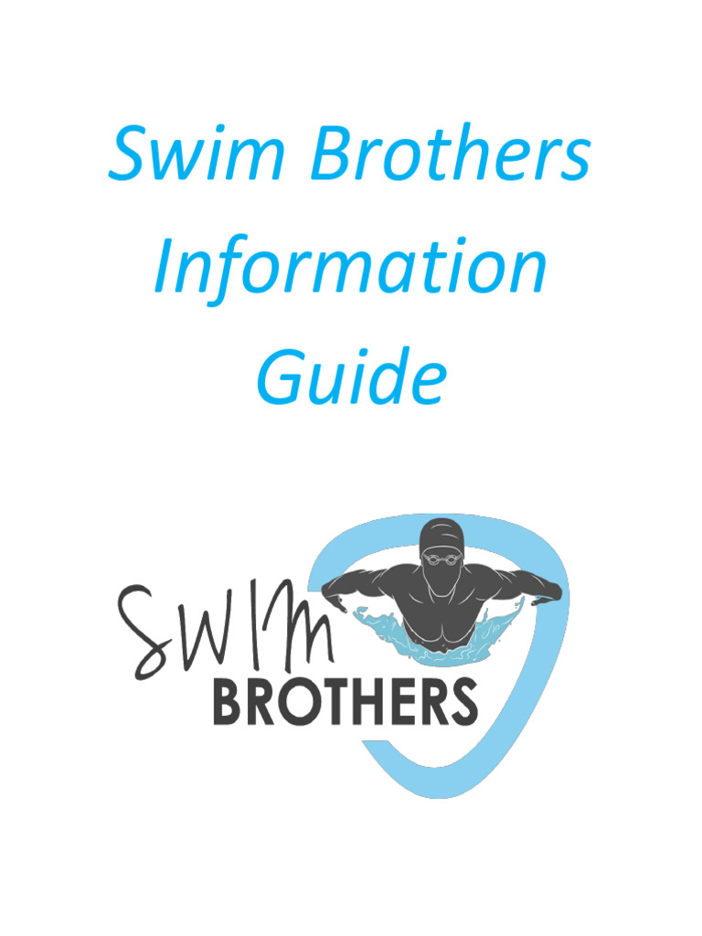 Swim Brothers Induction PDF