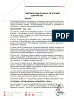 Informe de Contratación - Servicio de Internet Corporativo