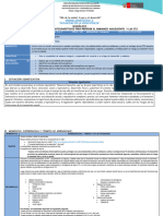 SESION DE APRENDIZAJE #8 - DPCC 4° A, B y C - TERCER BIMESTRE - SEMANA 8