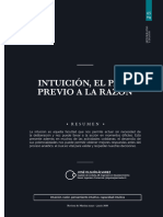 Intuición, El Paso Previo A La Razón - José Olguín Álvarez