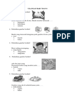 KELAS 1 SD Bahasa Indonesia Soal Ulangan Bab 7 dan 8