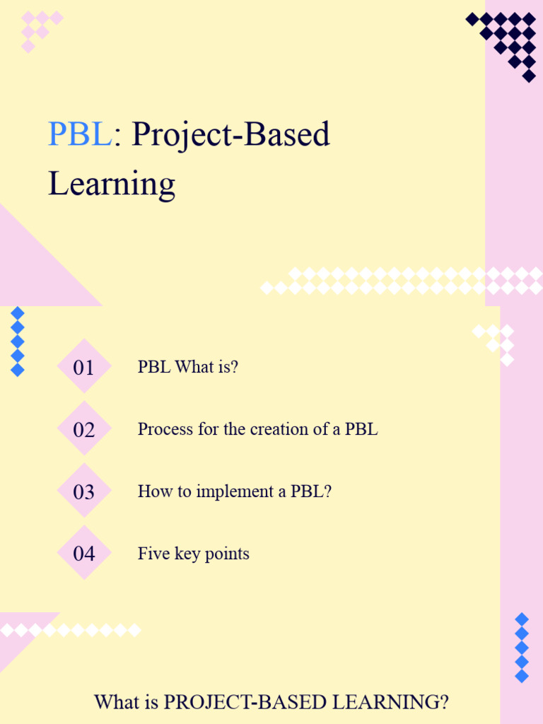 EN PBL - Project-Based Learning | PDF | Project Based Learning | Learning