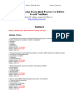 Transformative Social Work Practice 1st Edition Schott Test Bank 1