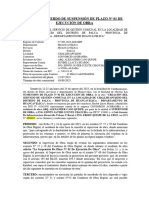 Acta de Acuerdo de Suspensión de Plazo N 01