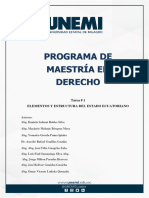 Tarea 1-Elementos y Estructura Del Estado Ecuatoriano