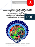 AP8 - q4 - CLAS5 - Pagsisikap NG Mga Bansa Na Makamit Ang Kapayapaang Pandaigdigan at Kaunlaran - V4 Carissa Calalin