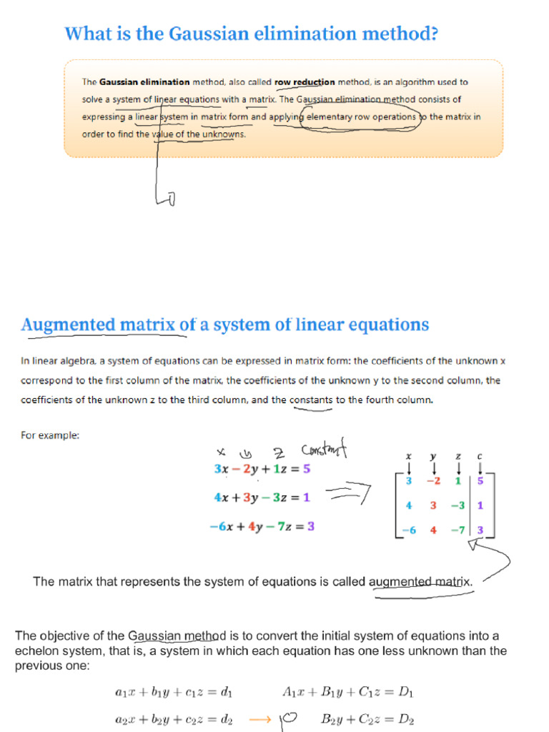 Gaussian method pdf