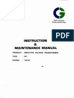 CGL - Instruction & Maintenance Manual Voltage Transformer