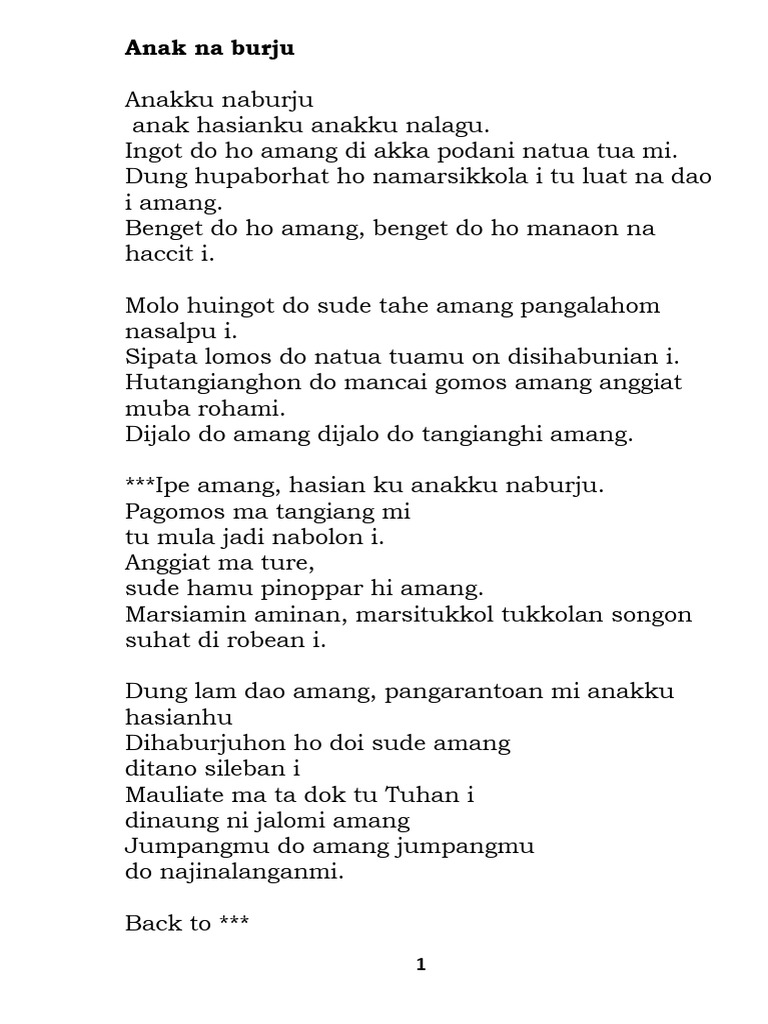 Lirik Lagu Batak Lebay oleh Nahanson Trio