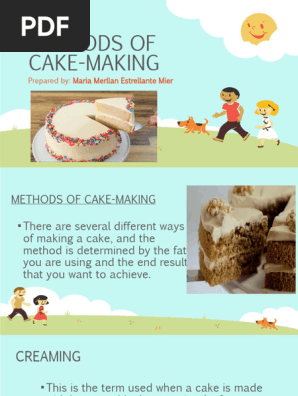 Advance Baking 8 (Methods Cake)