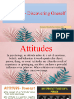 Lesson 2 Attitude and Concept of Attitude