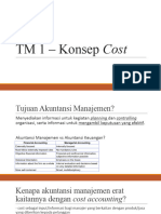 Akuntansi Manajemen (Konsep Biaya, Job Order Costing, Process Costing)