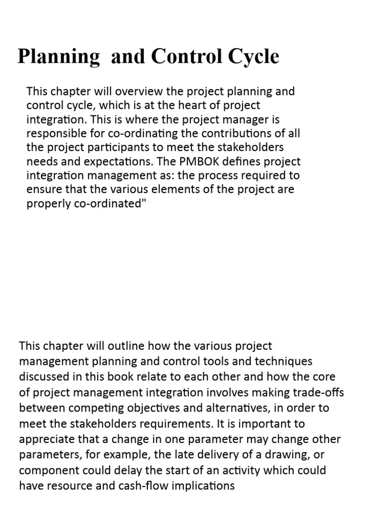 Planning and Control Cycle | PDF | Business | Art